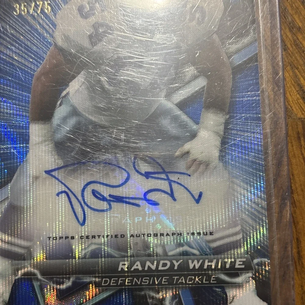 2023 Topps Composite Resurgence Signatures - #RA-RAW Randy‎ White Blue Surge /75